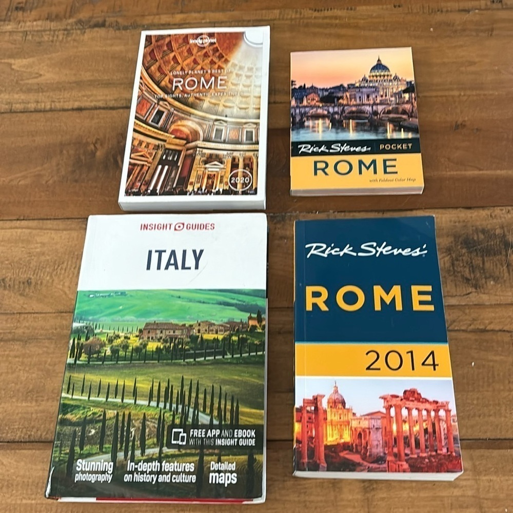 Travel Books on Italy and Rome